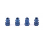 FT Shock Bushings, blue aluminum, short