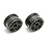 Narrow Spoked Wheel, black