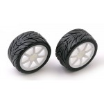 18R Mounted Wheels and Tires, white