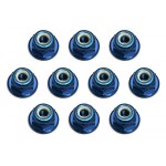 FT 3mm (M3) Locknut, blue aluminum