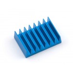 FT XPS ESC Heatsink, blue aluminum