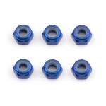 FT M3 Locknut, blue aluminum