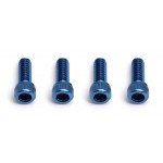 FT 4-40 X 5/16 Socket Head Cap Screw, blue aluminum