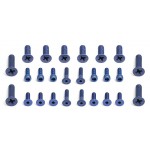 FT Blue Aluminum Screw Kit, RC12LS / LC