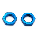 Wheel Nuts, 17mm, blue