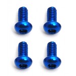 FT Screws, M2 x 4 BHCS, Blue Aluminum