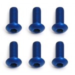 FT Screws, M3 x 8 BHCS, Blue Aluminum