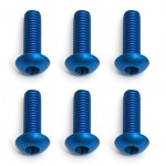 FT Screws, M3 x 10 BHCS, Blue Aluminum