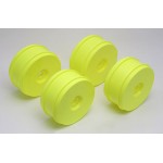 RC8 83mm Wheels, yellow