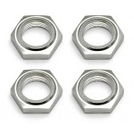 Nyloc Wheel Nuts, silver