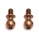 HD METRIC BALL STUD, 4MM, TiN