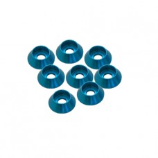 3 mm. ALU. CAP HEAD WASHER BLUE (8pcs.)