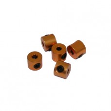 2 mm. ALUMINIUM STOPPERS GOLD (5pcs.)