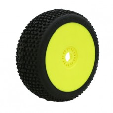 MARATHON BUGGY GREEN PRE-MOUNTED YELLOW (soft compound) (2pcs.)