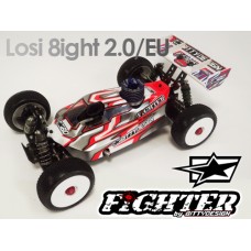 FIGHTER CLEAR BODY FOR LOSI EIGHT/ 2.0 / 2.0EU